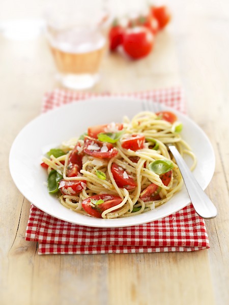 Ruckzuck-Pasta mit Tomaten